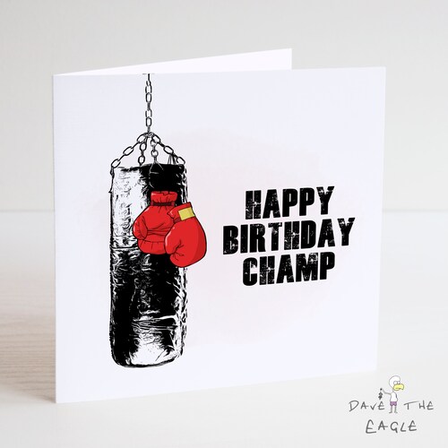 Boxing Sport Birthday Cards - Boys In Sports - Happy Birthday - Foto 12