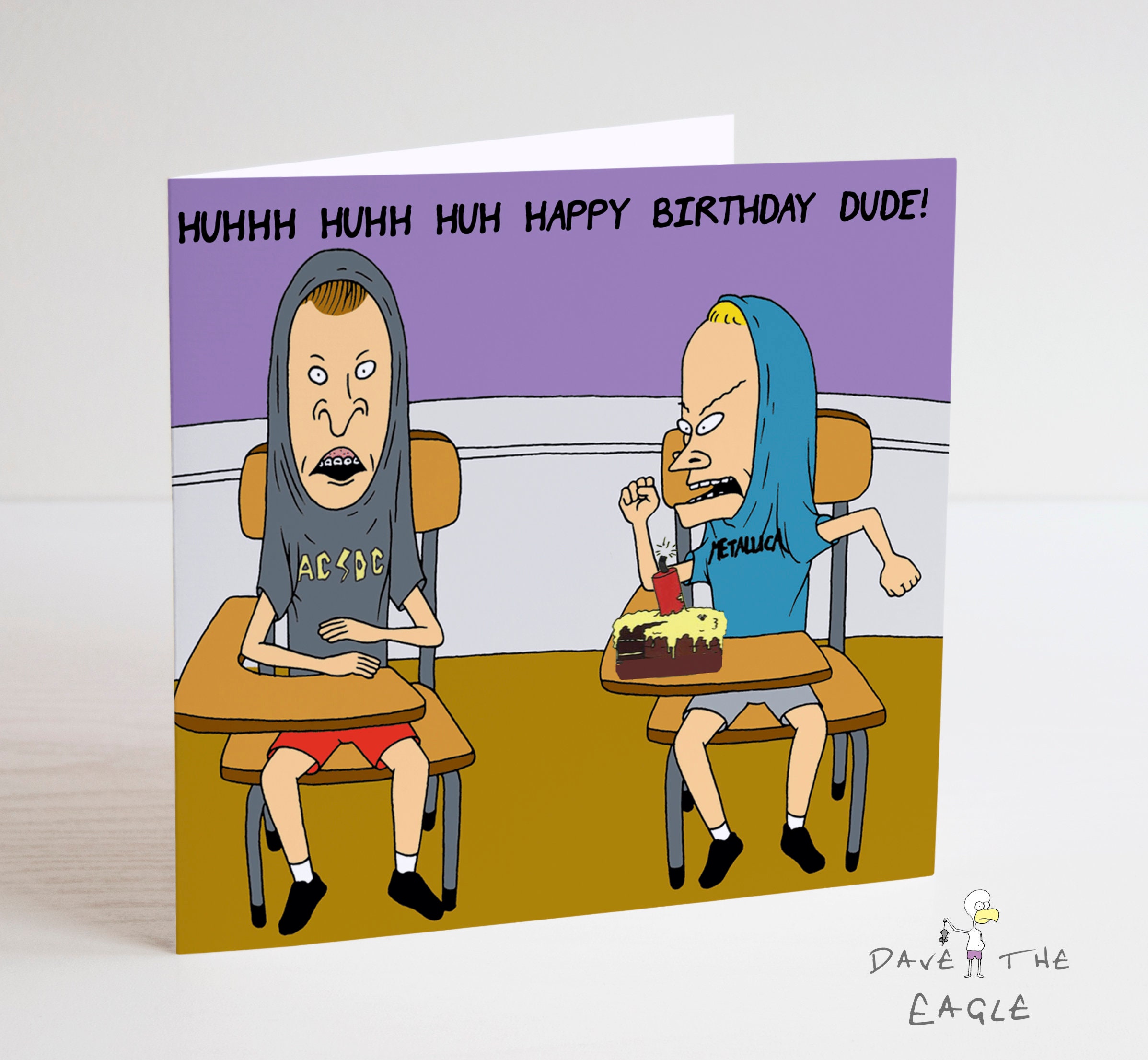 Beavis and Butthead Birthday Card | Etsy