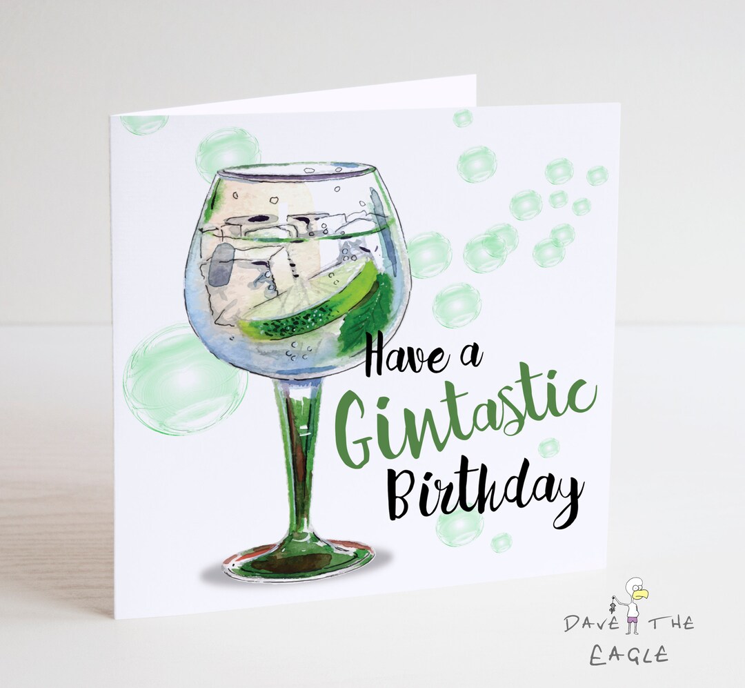 Birthday gift idea: Gin tonic glasses @ LIVING-shop, make someone Happy!