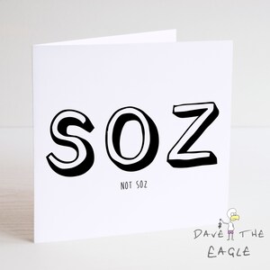 SOZ (pas soz) carte désolé