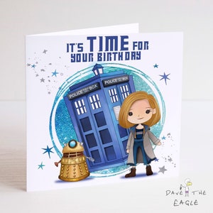 DOCTOR WHO Verjaardagskaart - Nieuwe 13e Doctor