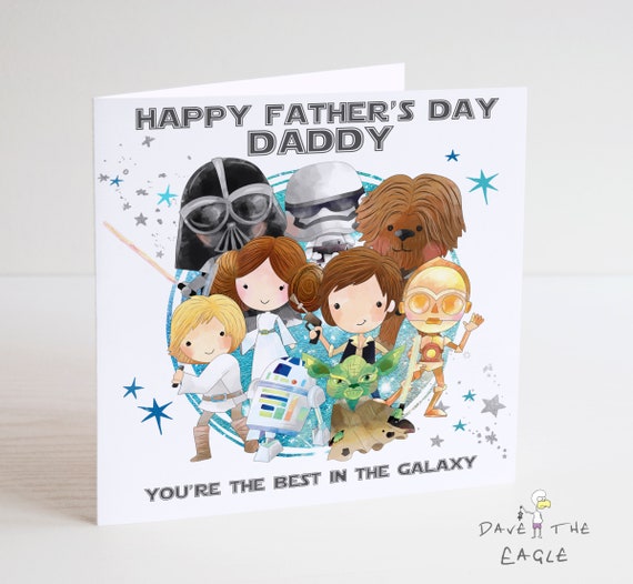 Star Wars Father S Day Card Etsy