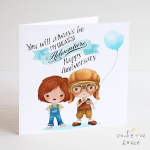 OMHOOG! Grootste avontuur verjaardagskaart - Ellie & Carl