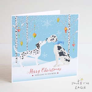Dalmatische kerstkaart - Aan jullie beiden