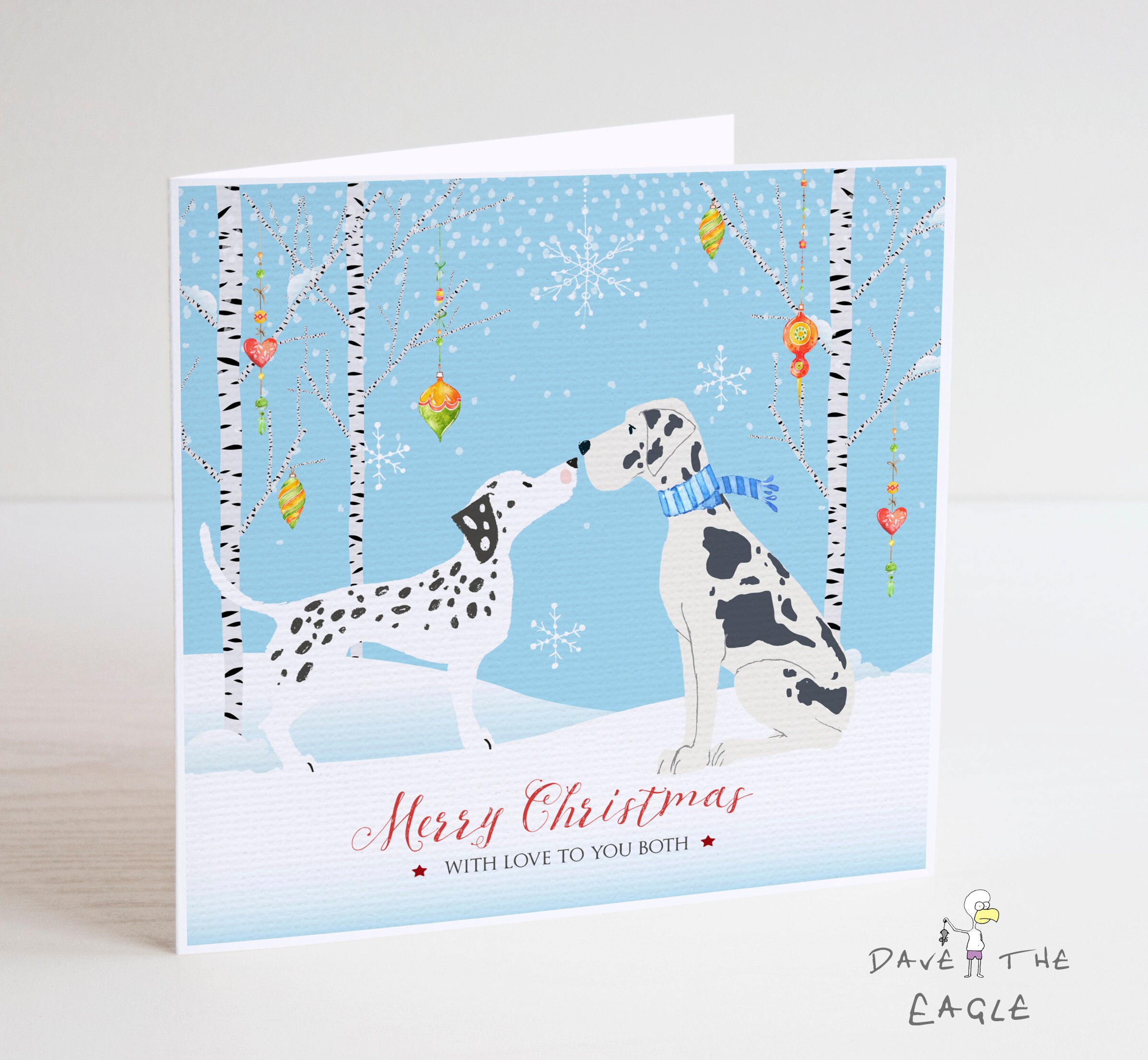 Dalmatian Christmas Cards 