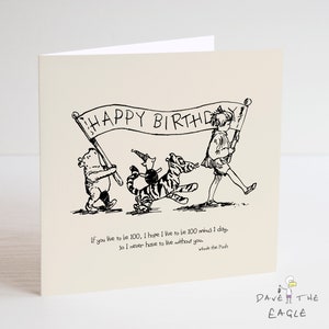 Winnie the Pooh Classic Birthday Card