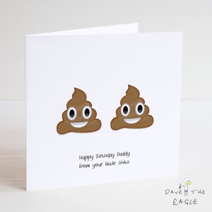 Birthday Day Card - van uw LITTLE SH # TS - Zoon Dochter Daddy