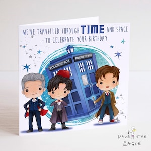 Personalised DOCTOR WHO Birthday card