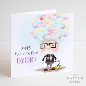 ¡ARRIBA! Tarjeta del Día del Padre - Ellie & Carl - Abuelo Papá