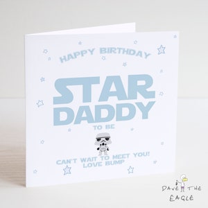 Star Wars Daddy zu sein Geburtstagskarte - Junge