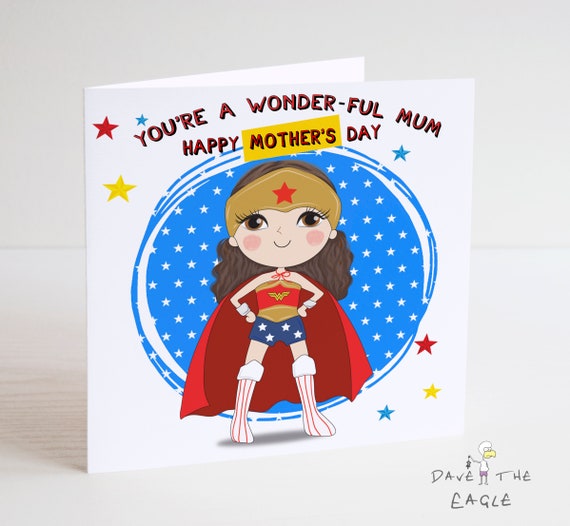 happy mothers day wonder woman
