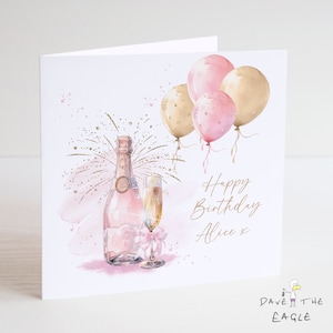 Ladies birthday Card - Girls Birthday Personalised