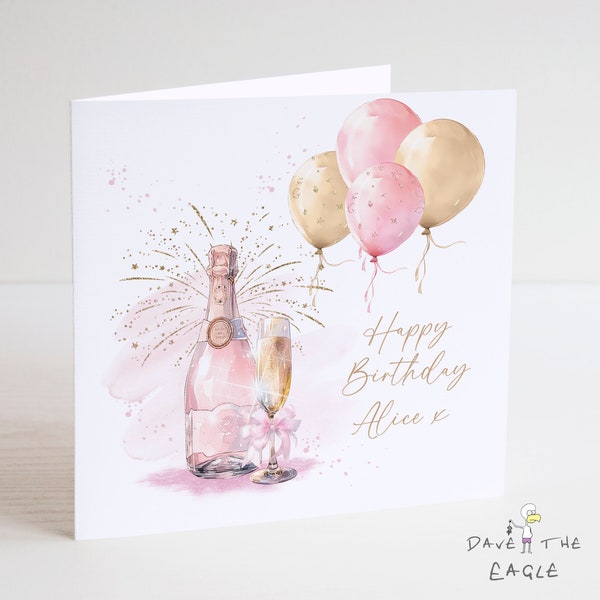 Ladies birthday Card - Girls Birthday Personalised