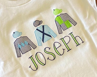 Personalized Jockey Silks Shirt~Horse Racing shirt~Boy Jockey Shirt~Derby Shirt