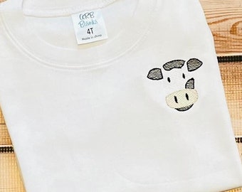 Personalized Cow Shirt~Boy Farm Shirt~Farm Life~Boy Shirt