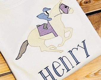 Personalized Derby Horse Shirt~Horse Racing shirt~Boy Jockey Shirt