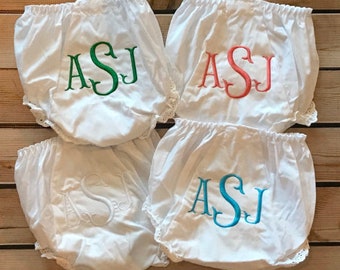 Personalized Diaper Cover~Monogram Diaper Cover~Bloomers~Name Reveal~Baby Gift