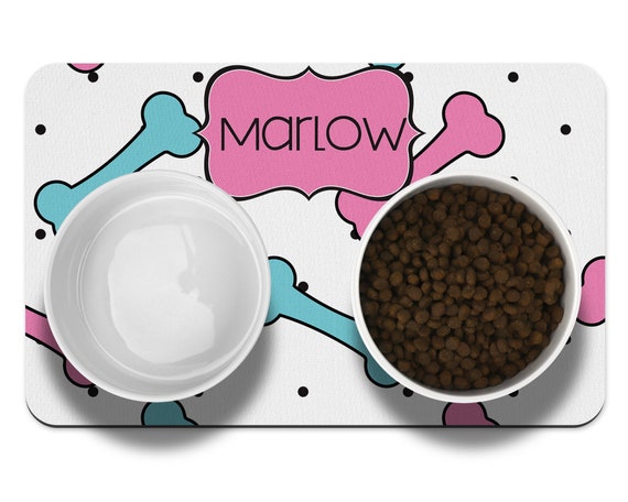 Personalized Pet Placemat Pet Place Mat Pet Feeding Etsy