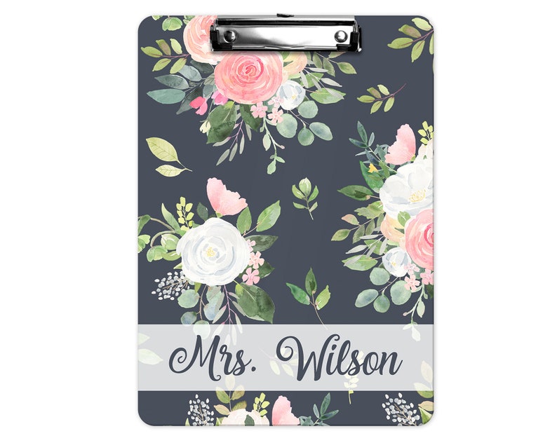 Personalized Clipboard 2-sided Clipboard Monogram , unique Teacher Christmas gift ideas