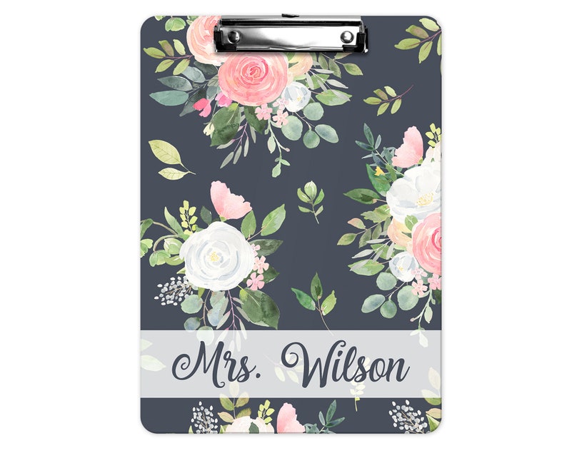 Personalized Clipboard  2-sided Clipboard  Monogram , unique Teacher Christmas gift ideas