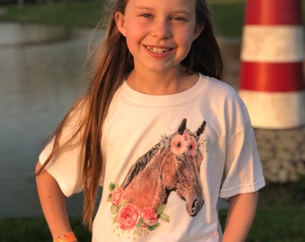 Personalized Horse Shirt~Kentucky Derby~Horseshoe Shirt~Name Shirt~Cowgirl Shirt~Farm Shirt~Horse Lover Shirt~Derby Shirt~Run For the Roses