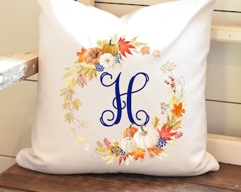 Personalized Fall Pillow Cover~Pumpkin Throw Pillow~Farmhouse Decor~Autumn Decor~Farmhouse Pillow~Pillow~Thanksgiving Decor~Autumn Harvest