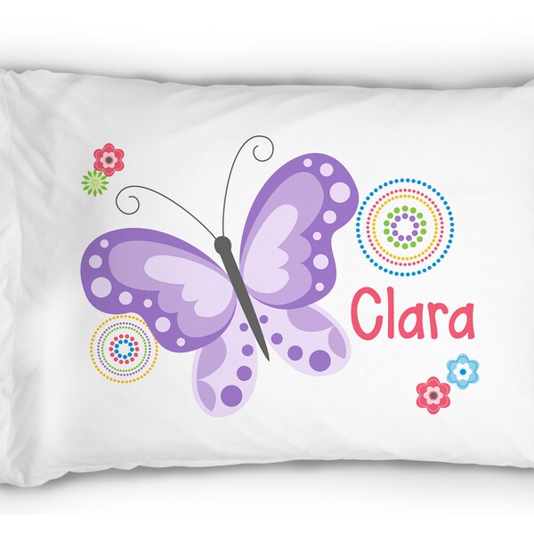 Butterfly Pillowcase Etsy