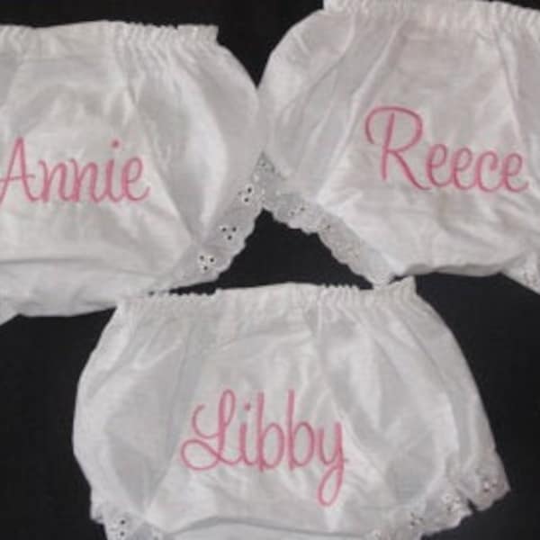 Personalized Diaper Cover~Monogram Diaper Cover~Bloomers~Name Reveal~Baby Gift