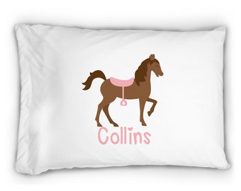 Personalized Horse Pillowcase ~ Personalized Pillowcase ~ Farm Pillowcase ~ Horse Pillowcase ~ Standard Personalized Pillowcase