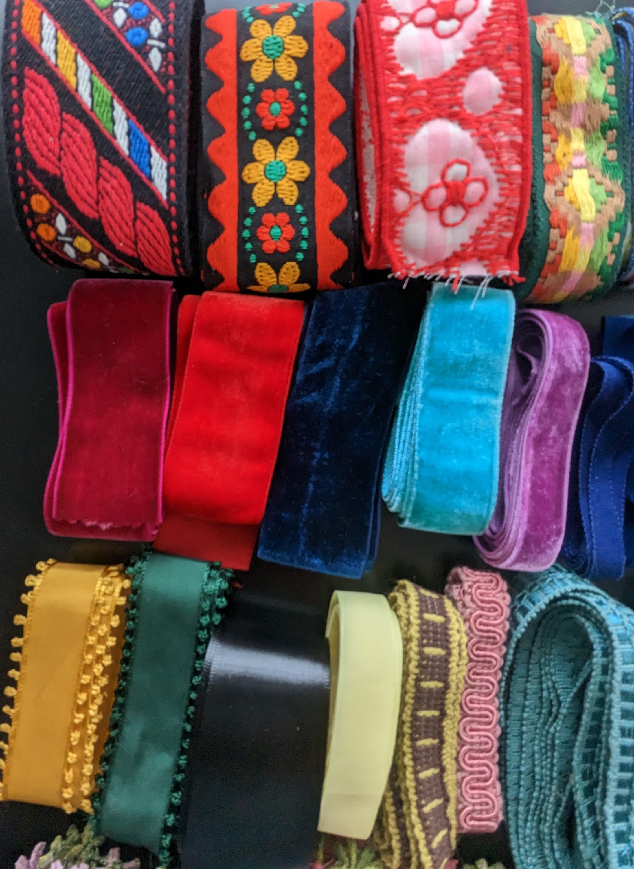 Woven Trim and Ribbon Collection Ribbon and Trim Pieces for Etsy