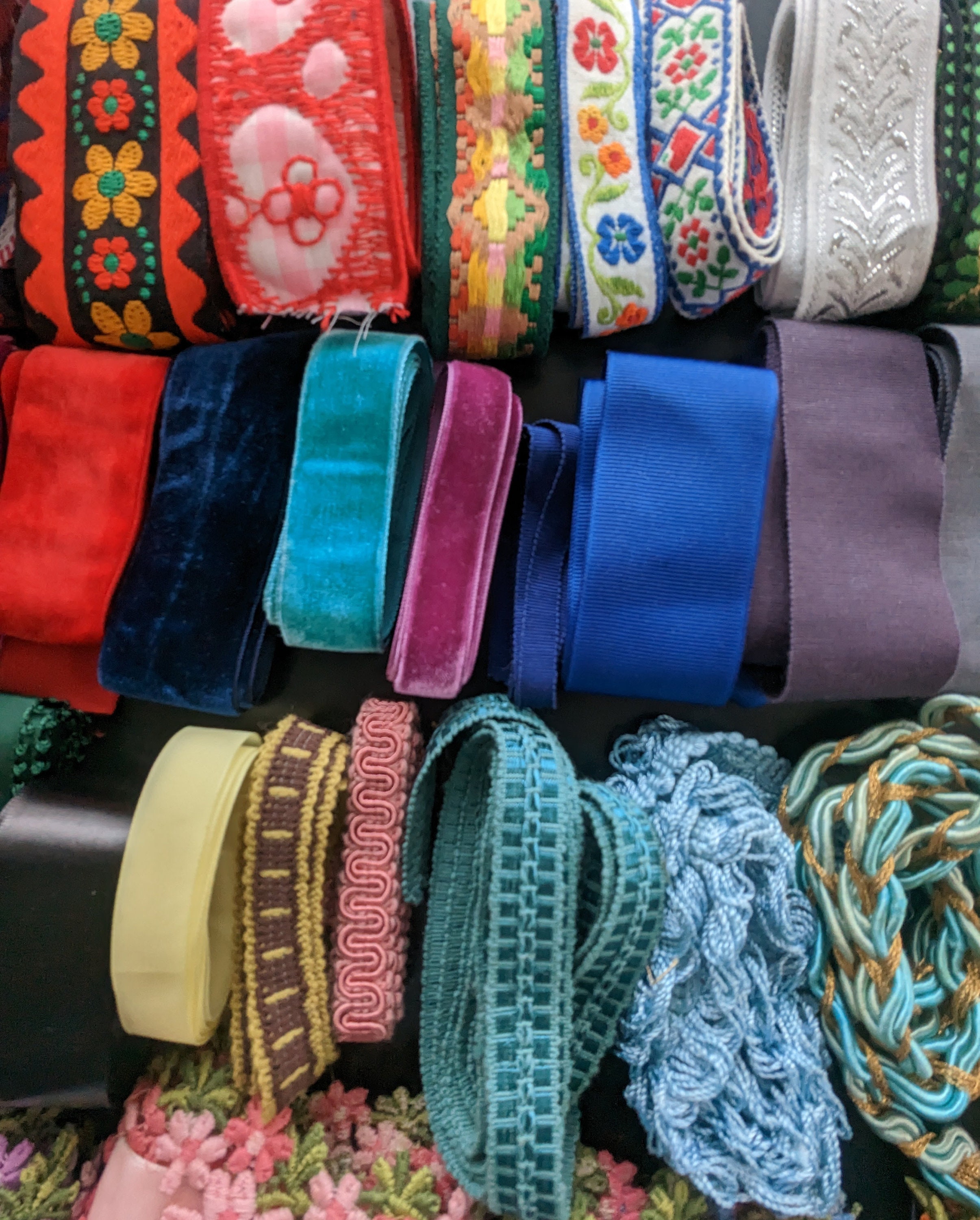 Woven Trim and Ribbon Collection Ribbon and Trim Pieces for Etsy