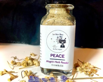 Peace Magick Herb Powder: Lavender Chamomile Incense