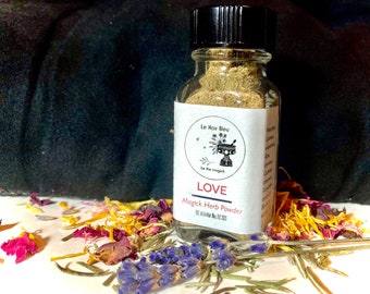 Love Magick Herb Powder: Lavender Rosemary Ritual Incense