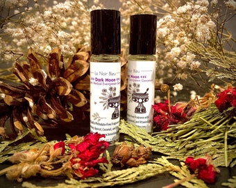 Dark Moon Perfume Oil: Herbal Evergreen Scent
