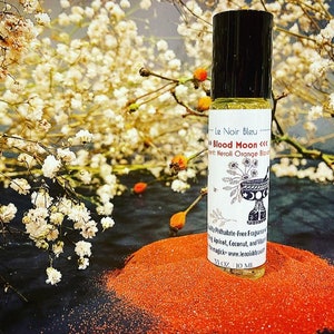 Blood Moon - Full Moon Fragrances  - Perfume Oils - Eclipse Fragrance - Neroli - October Moon - Samhain - Fragrance Oils - Floral Perfume