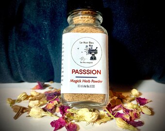 Passion Magick Herb Powder: Ginger Cinnamon Ritual Incense