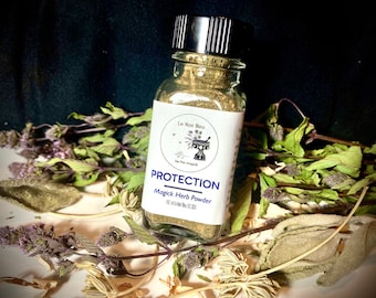 Protection Magick Herb Powder: Fennel Mint Ritual Incense