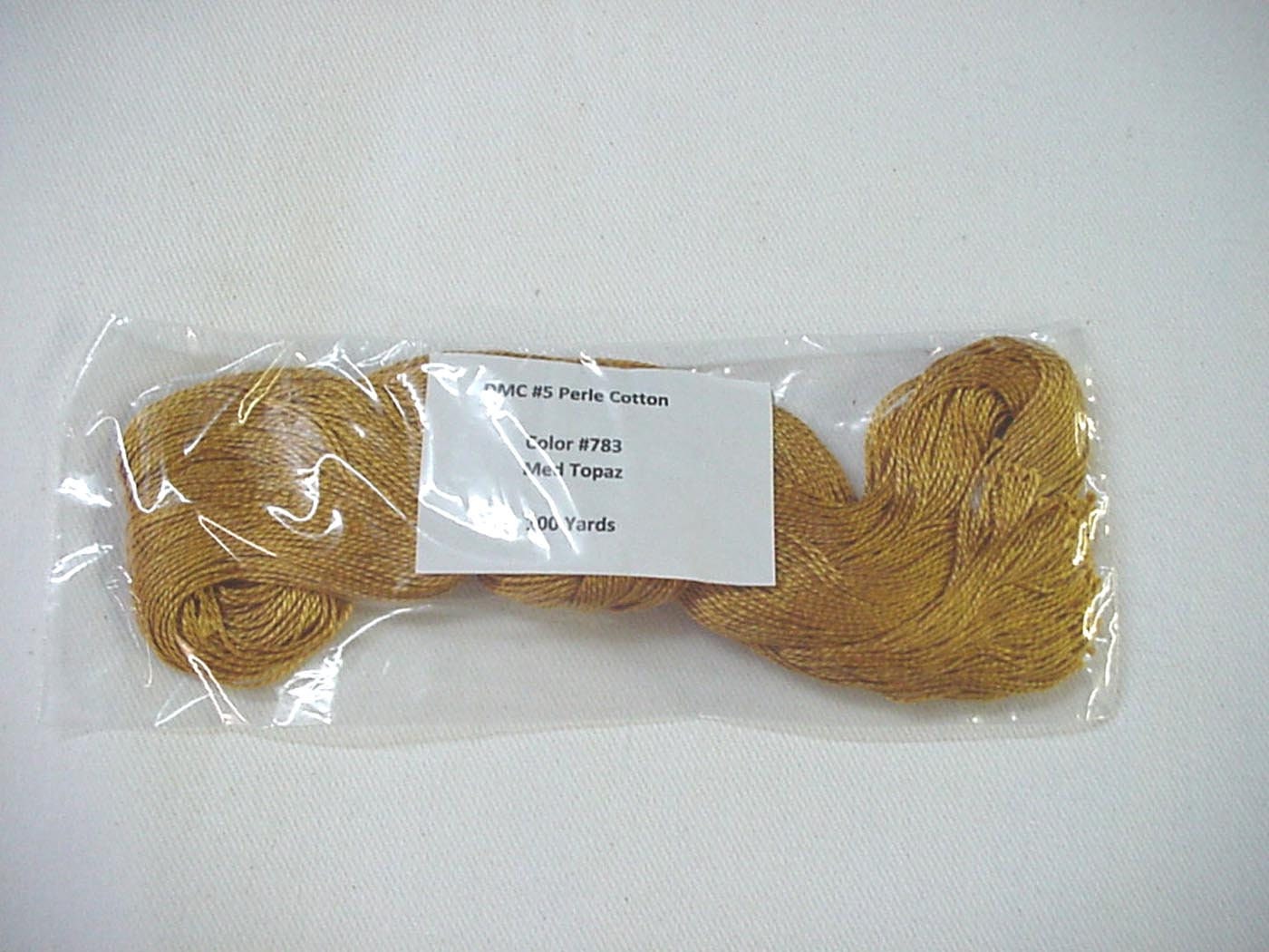 Dmc Pearl Cotton Skein Size 3 16.4Yd-Very Light Golden Yellow