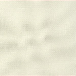 Six (6) pieces of Fourteen (14) count White Aida Cloth---Per Pack