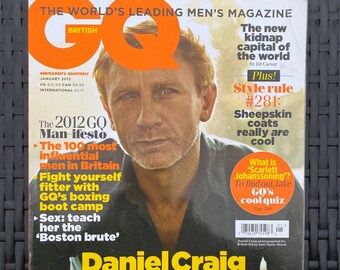 British GQ Magazine Januar 2012 feat. Daniel Craig | Herren ModeMagazin