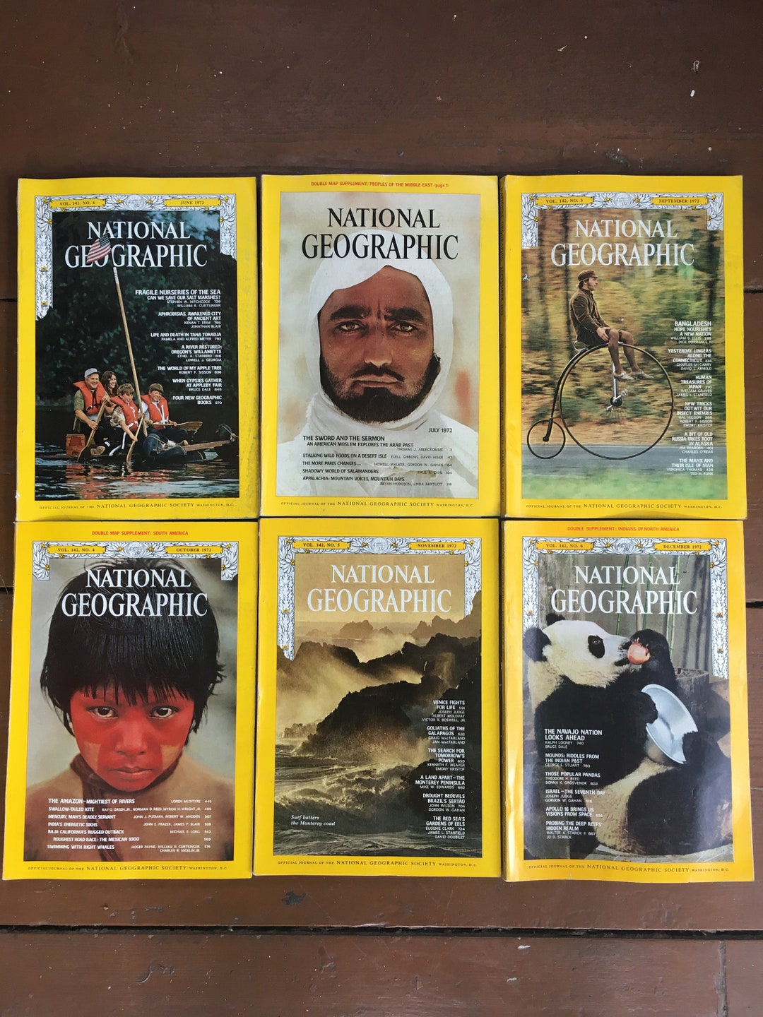 National Geographic 1972 - Etsy
