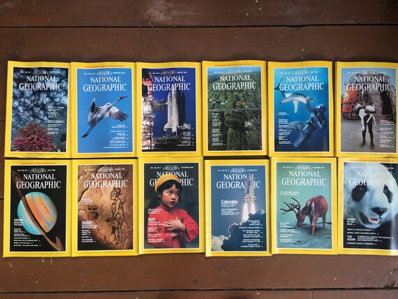National Geographic 1981 full year | Etsy