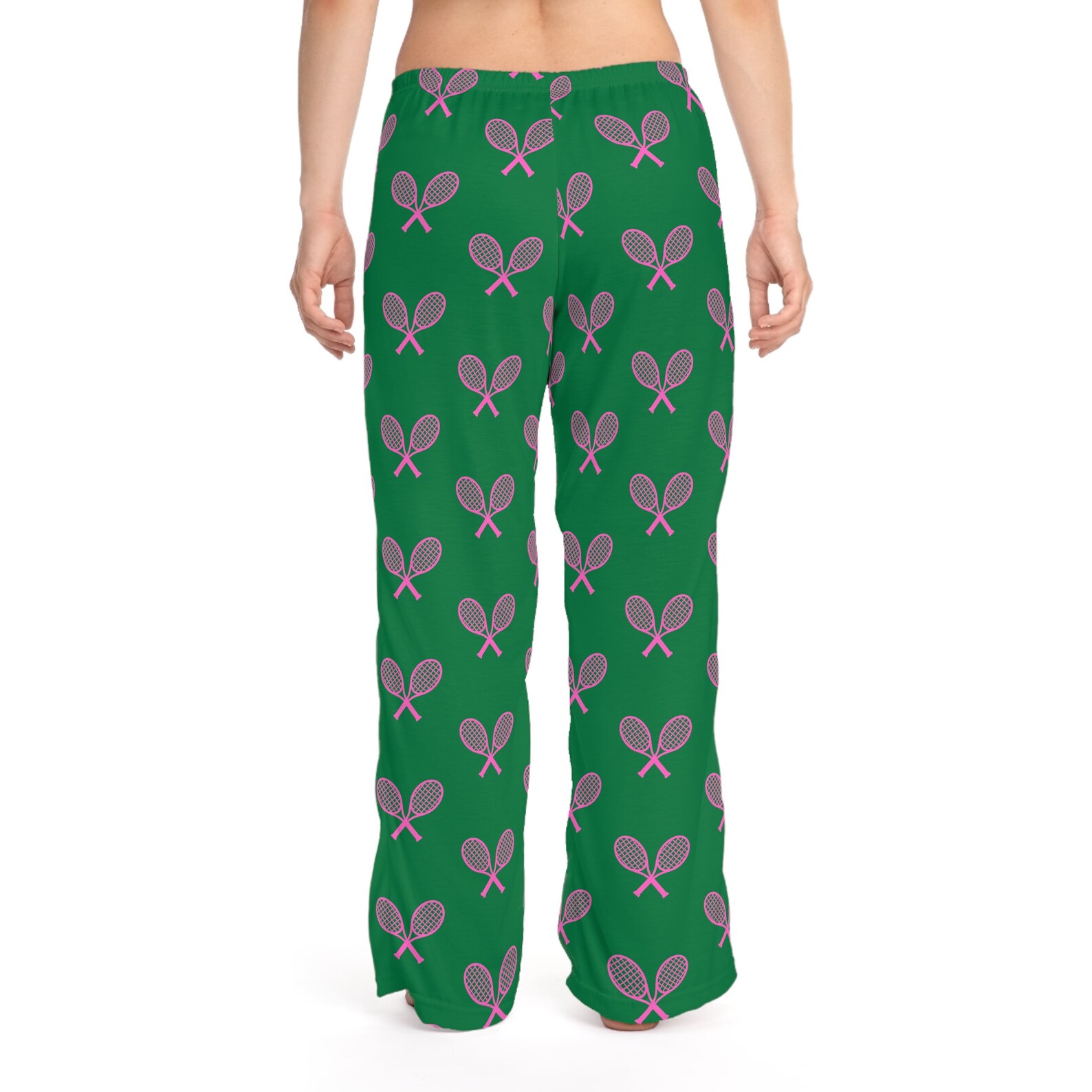 Women's Tennis Pajama Pants Tennis Gift for Tennis Player Tennis Pjs