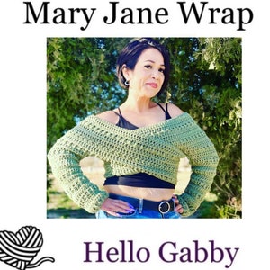 Mary Jane Wrap Small to 3X Crochet PATTERN Bundle PDF Huntress Shawl Yoga Crossbody Cowl Boho Asymmetrical Adult Breastfeeding