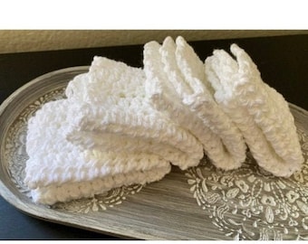 Easy Crochet Wash Cloth Pattern: Eco-Friendly Cotton (PDF Pattern)