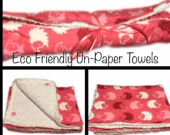 Un-Paper Towel Sewing Tutorial Pattern, Reusable Paper Towels, Eco Snapping Cloth Paper Towels, Paperless Towels Rags Napkins, Kitchen Gifts