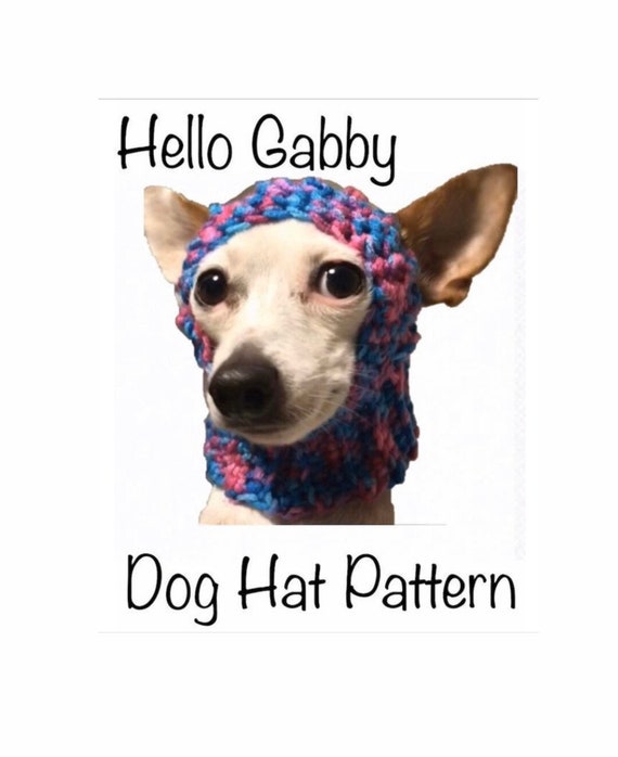 Dog Hat XS Medium CROCHET PATTERN 