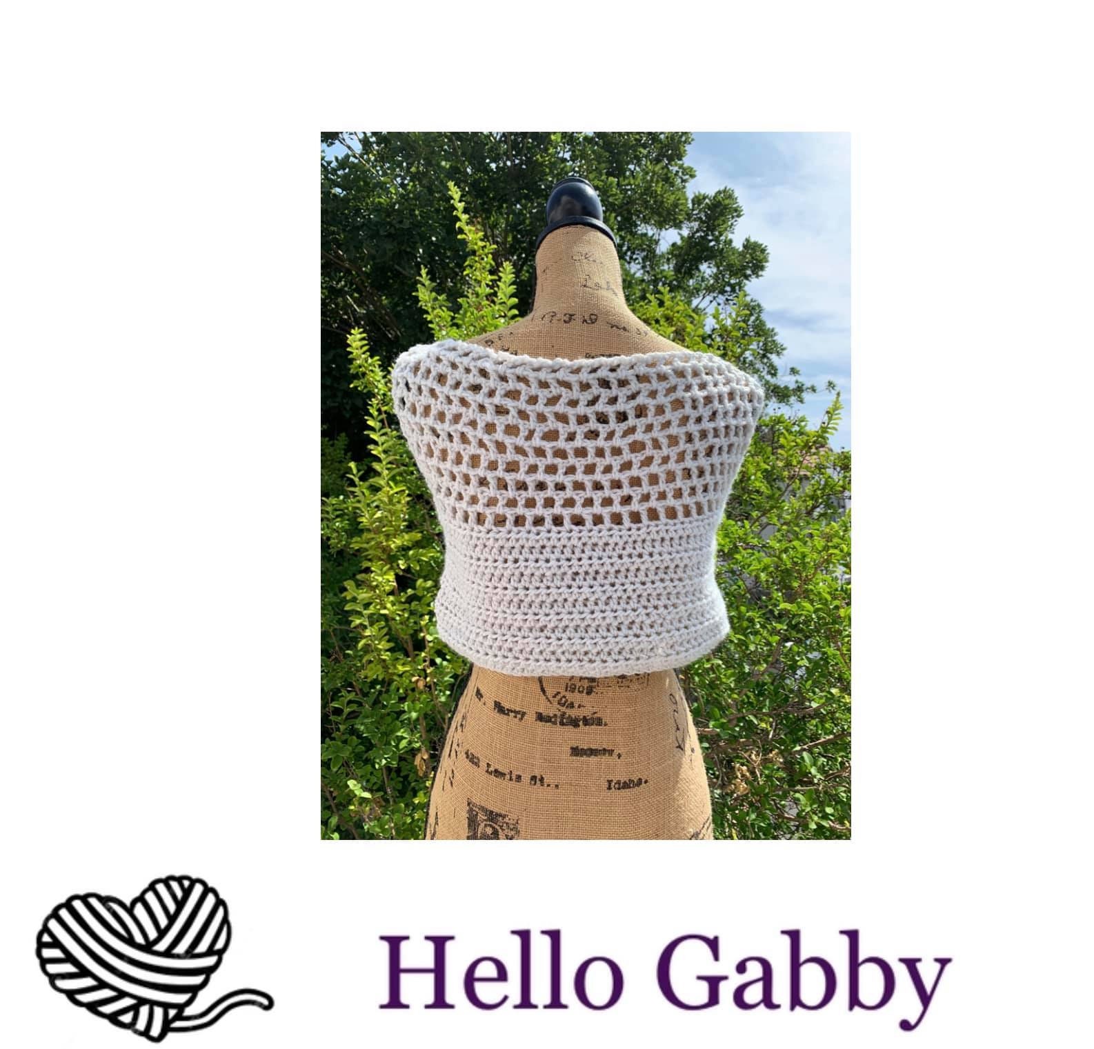 24 Stylish Crochet Clothing Patterns You’ll Want to Make for Babies, Dolls, and Wearables 22 Gemini Beach Top Crochet Pattern