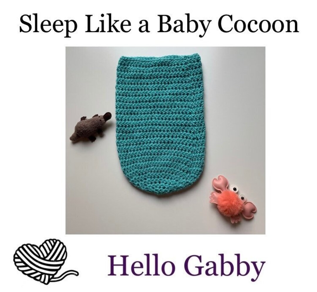 Sleep Like a Baby Cocoon CROCHET PATTERN PDF Preemie Premature Infant ...