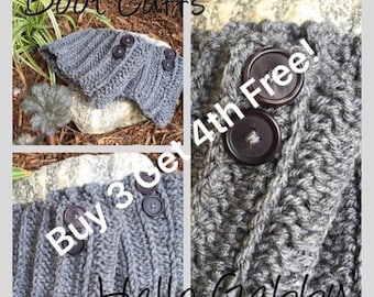 Boot Cuffs Sale, Women Crochet Chunky Boot Toppers, Stockings, Women Boot Socks, Knit Leg Warmers, Boot Bling, Boot Sock, Winter Accessories